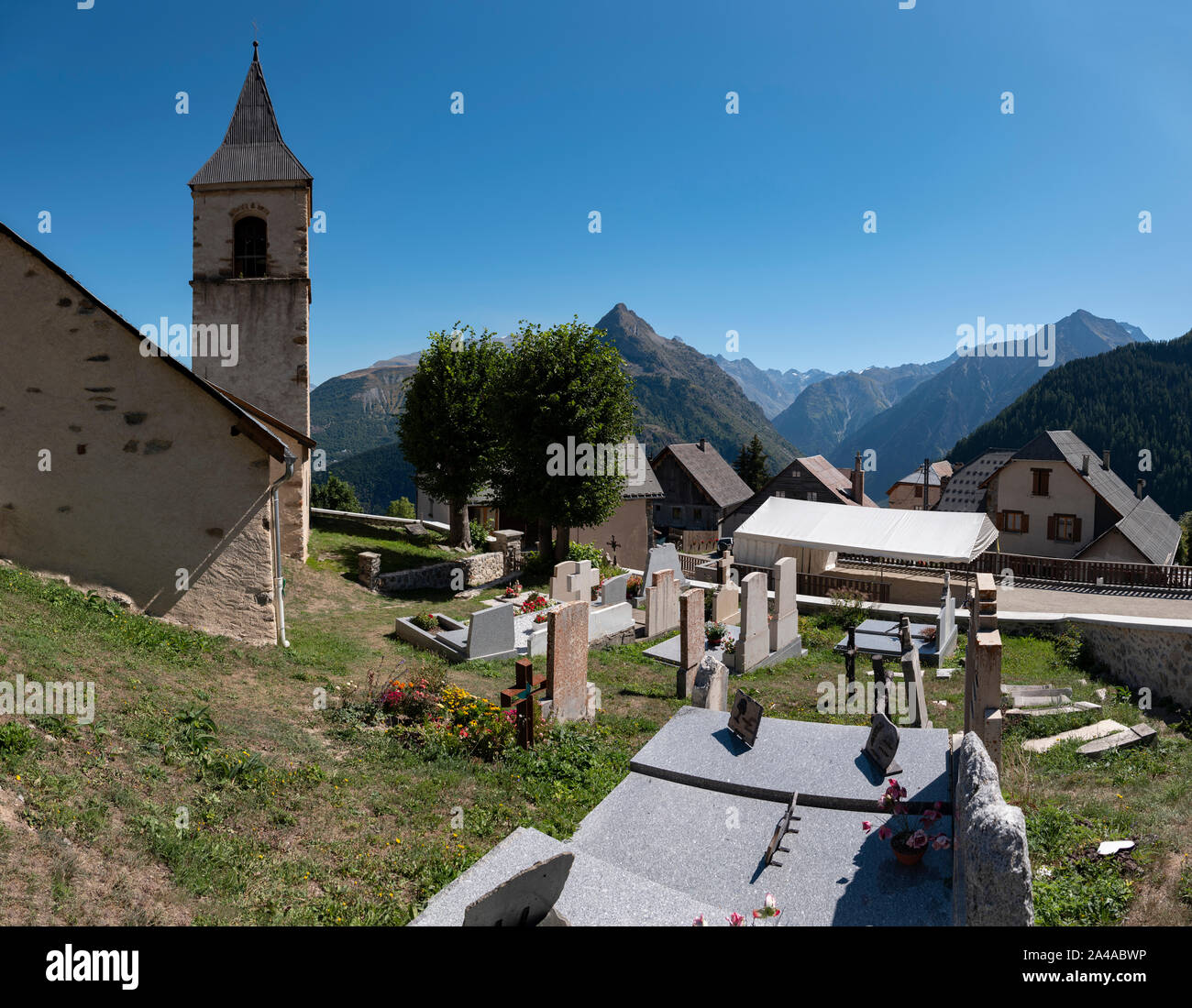 Villard-Notre-Dame, Oisans Isère, dipartimento, Francia. Foto Stock