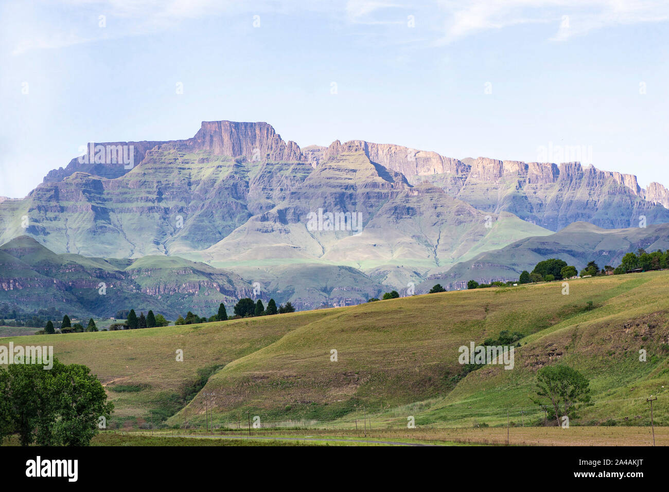 Regione di Champagne, Drakensberg, Kwa-Zulu Natal, Sud Africa Foto Stock