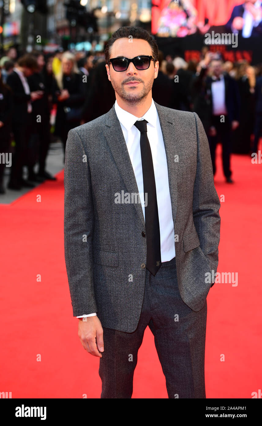 Jack Huston frequentando il gala di chiusura e International premiere del cittadino irlandese, tenuto come parte del BFI London Film Festival 2019, Londra. Foto Stock