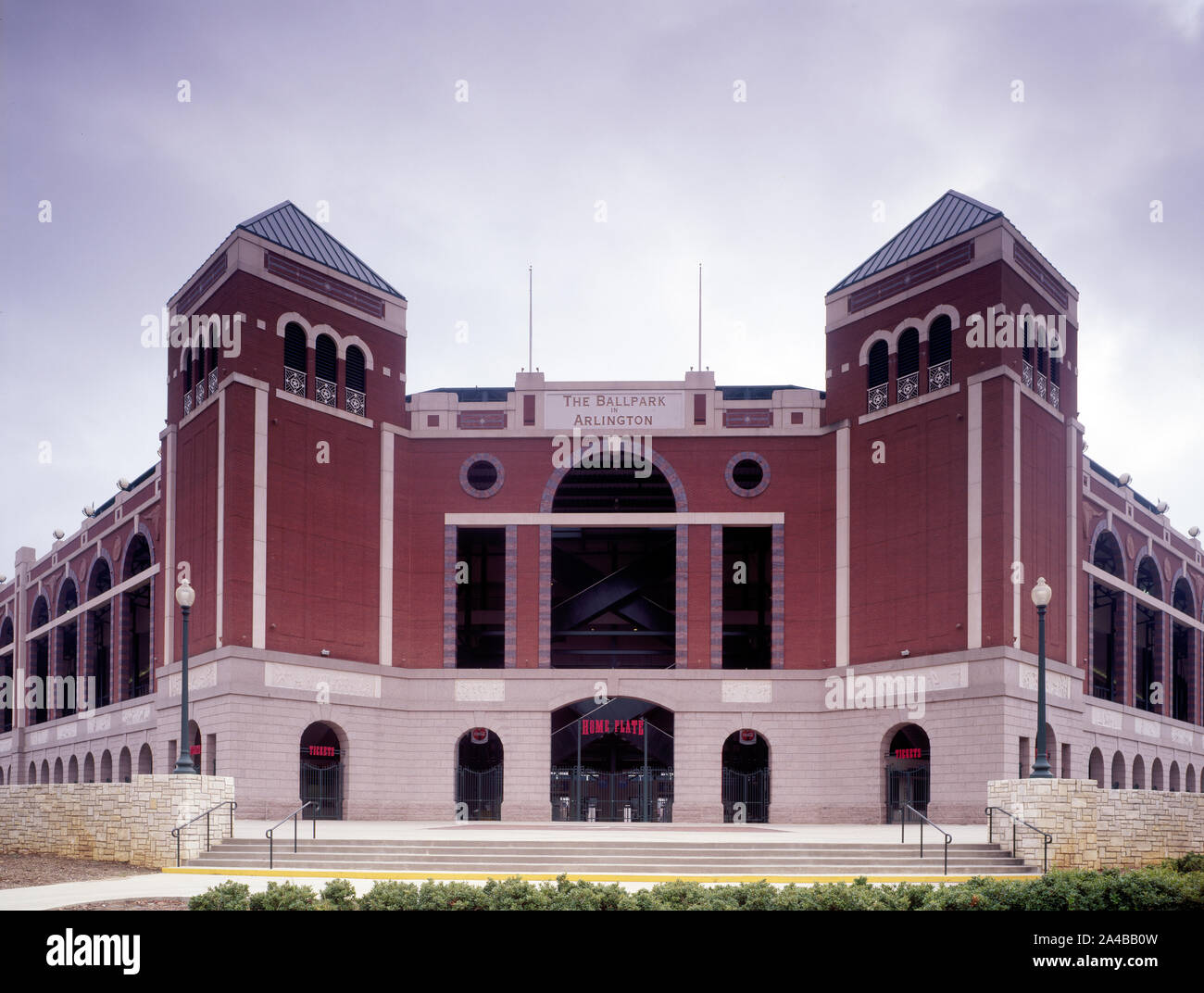 Il Ballpark in Arlington, stadio di casa dei principali-league Texas Rangers squadra di baseball Foto Stock