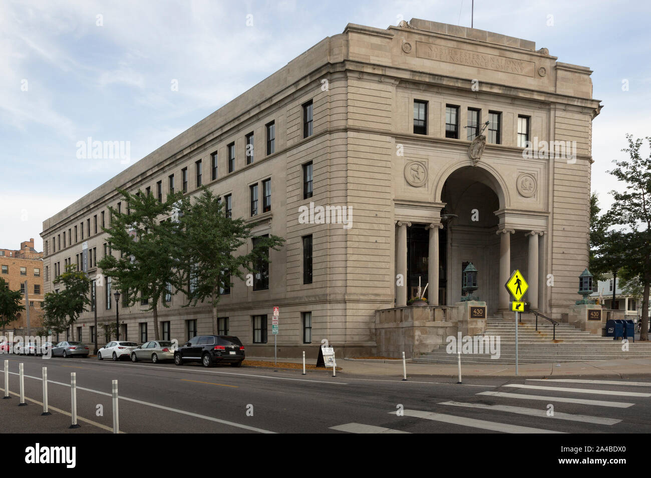 Il 1924 Northwestern storico nazionale di assicurazione vita Azienda Home Office edificio, noto anche come il Loring Park Edificio per uffici a Minneapolis, Min Foto Stock