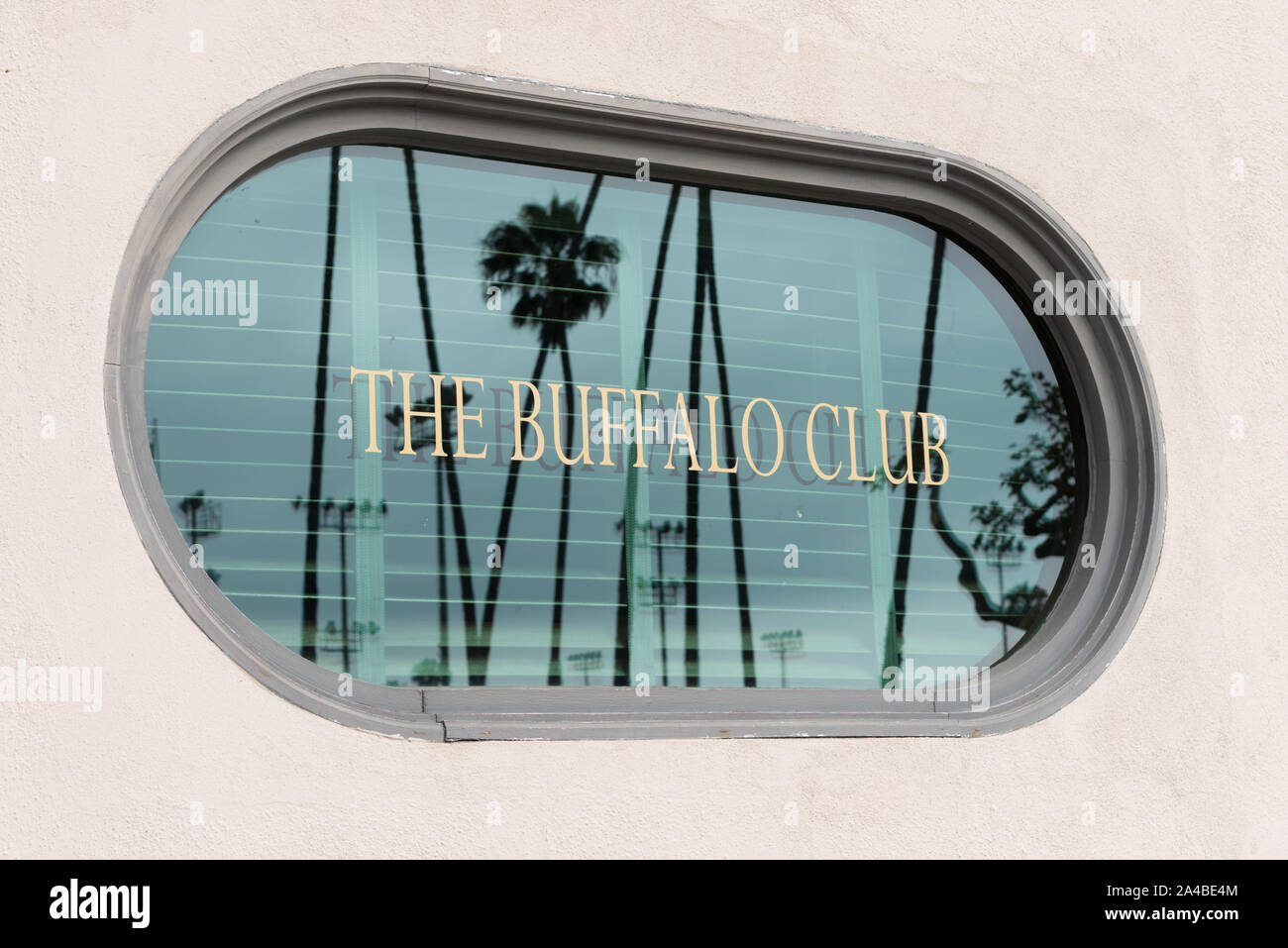 Il Buffalo Club è un sofisticato ristorante dove le stelle del cinema e persone famose cenare. Santa Monica, California Foto Stock