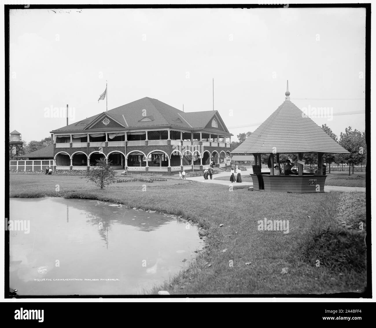 Il casinò, Kennywood Park, vicino a Pittsburg, Pa. data 1906 Foto Stock