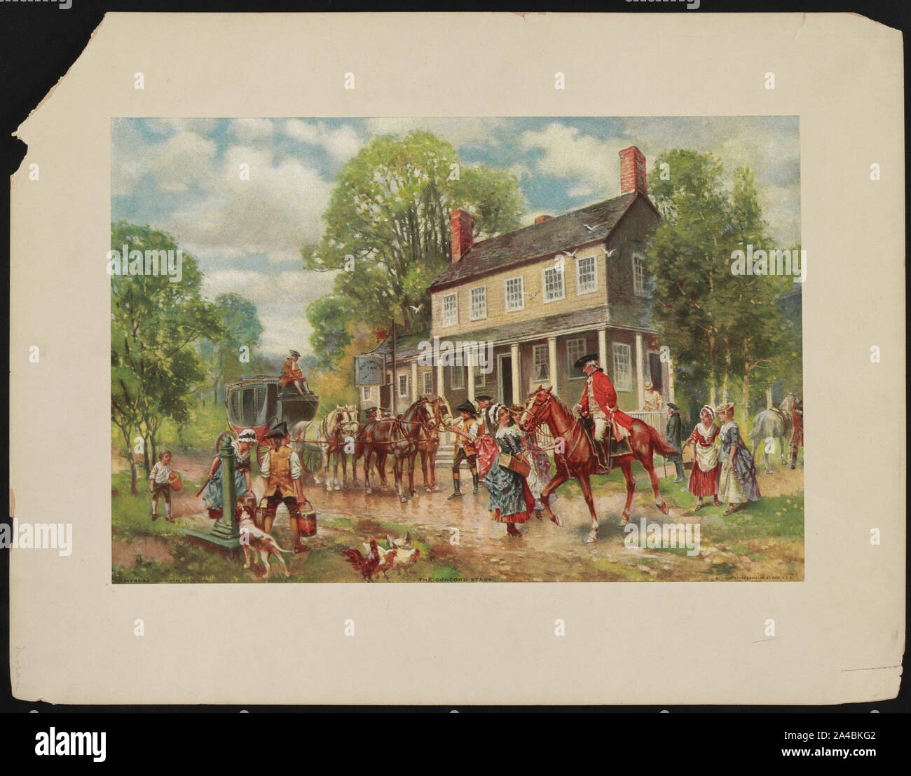 Il Concord / stadio E. Percy Moran. Foto Stock