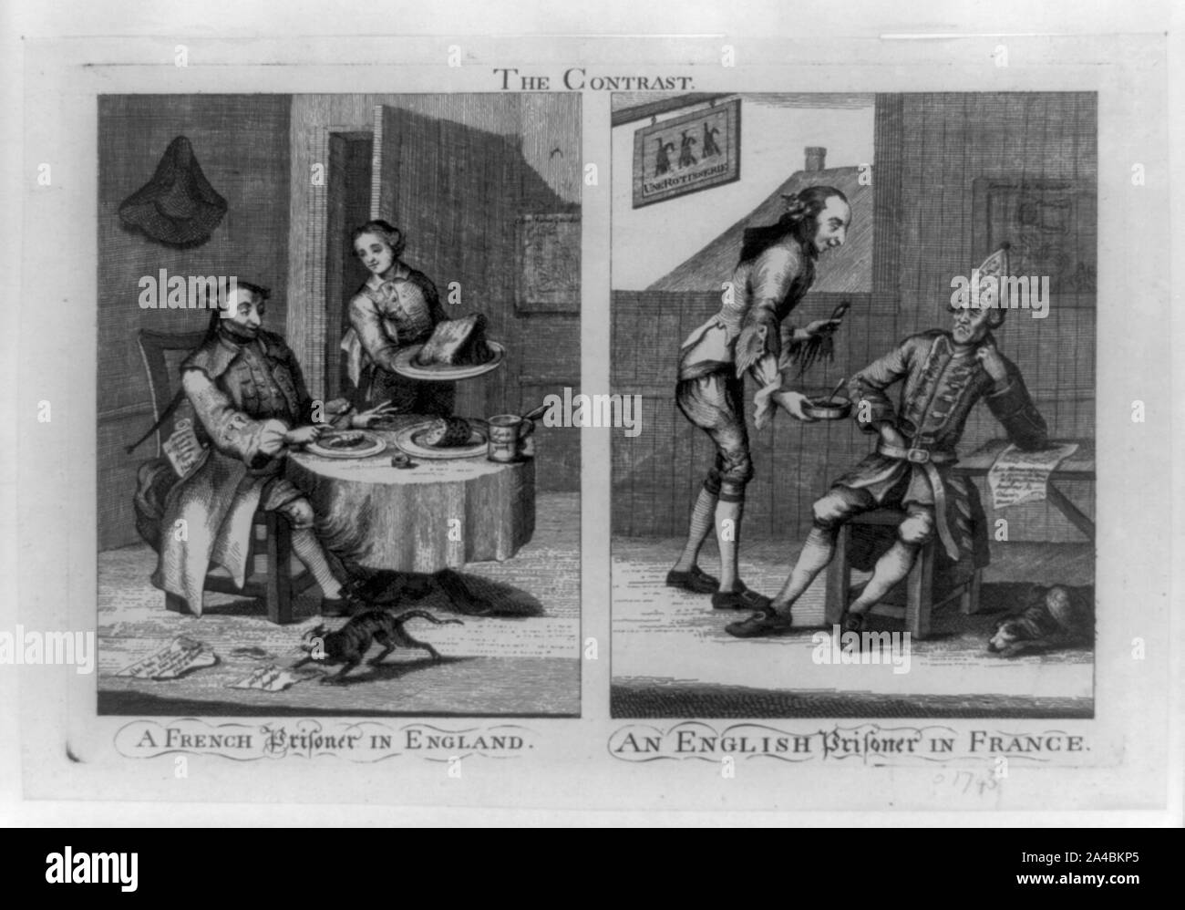 Il contrasto Foto Stock