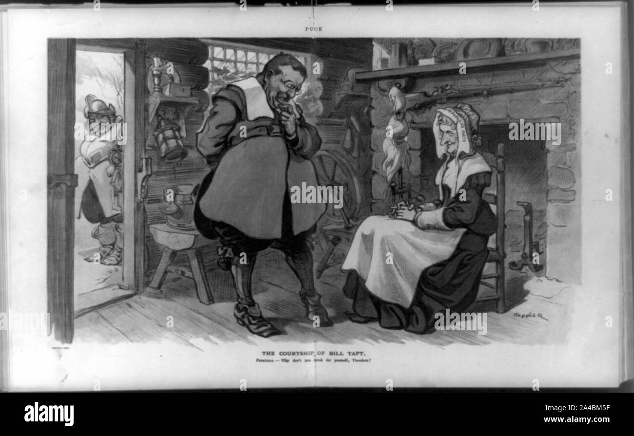 Il Corteggiamento di Bill Taft / Keppler. Foto Stock
