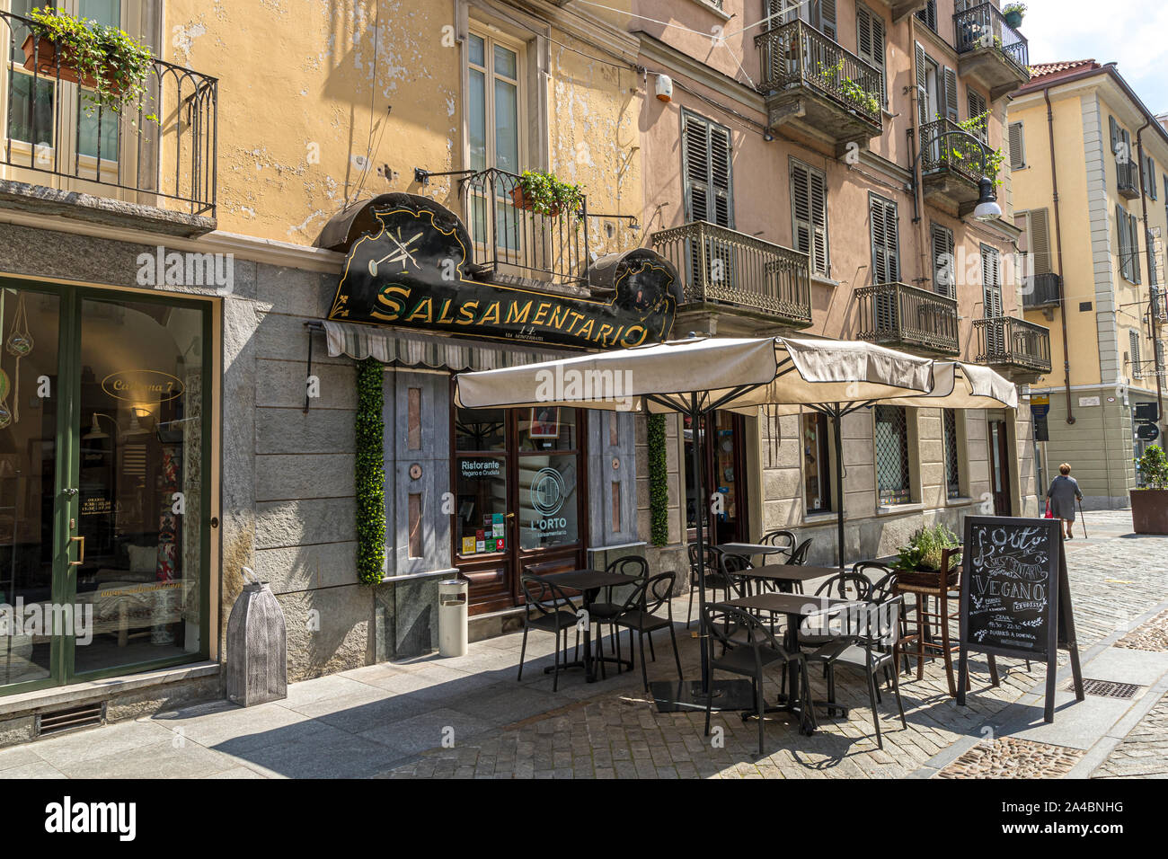 Salsamentario un ristorante in Via Monferrato , Torino , Italia Foto Stock