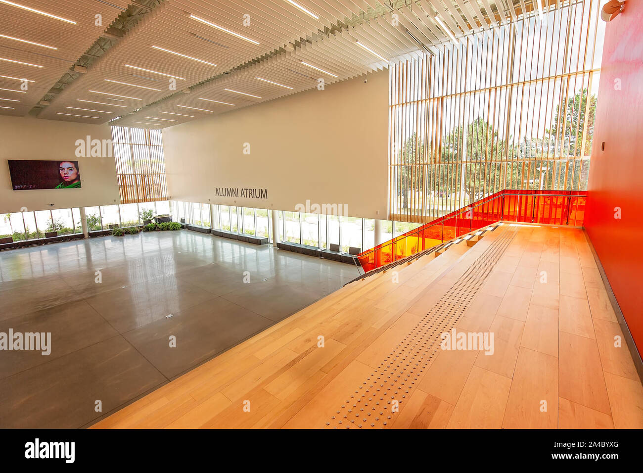 King cittã, Ontario, Canada-20 giugno, 2019: aule e laboratori di Magna Hall di Seneca college campus in King cittã Foto Stock