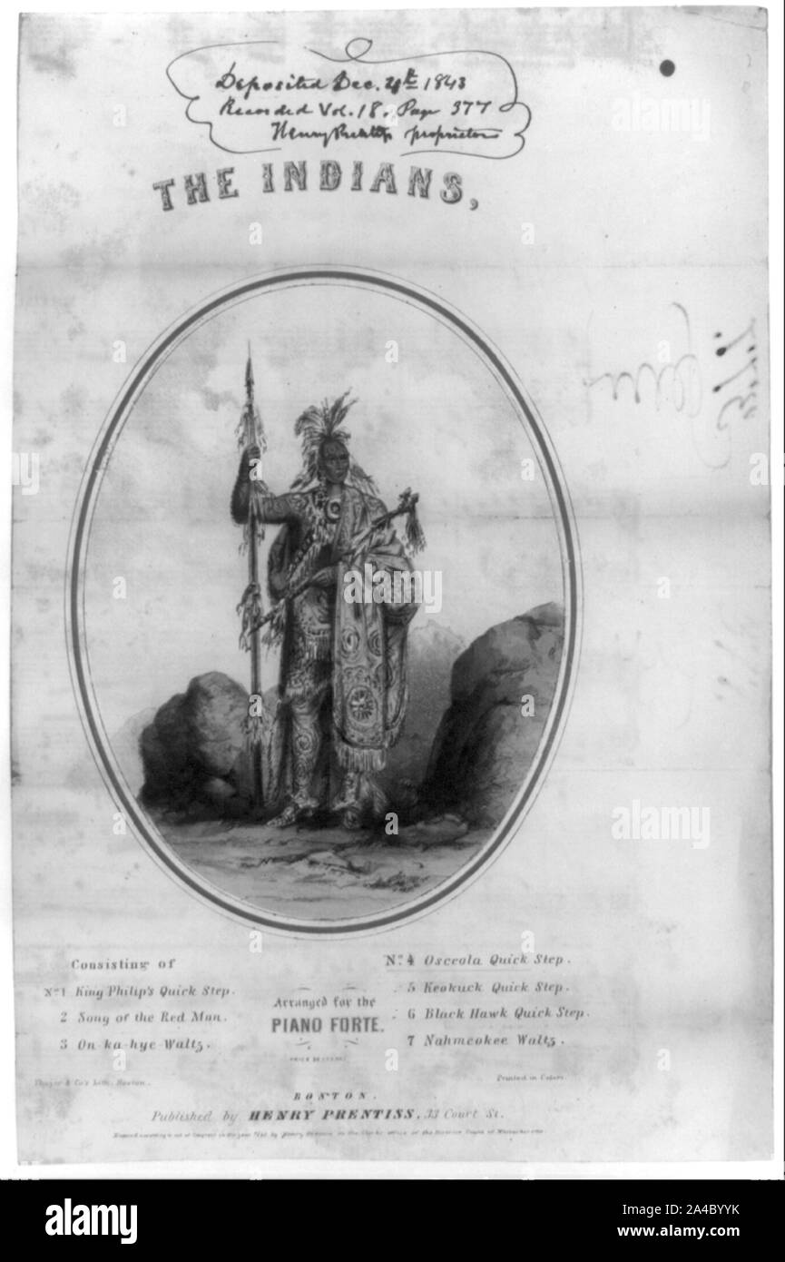 Gli indiani Foto Stock