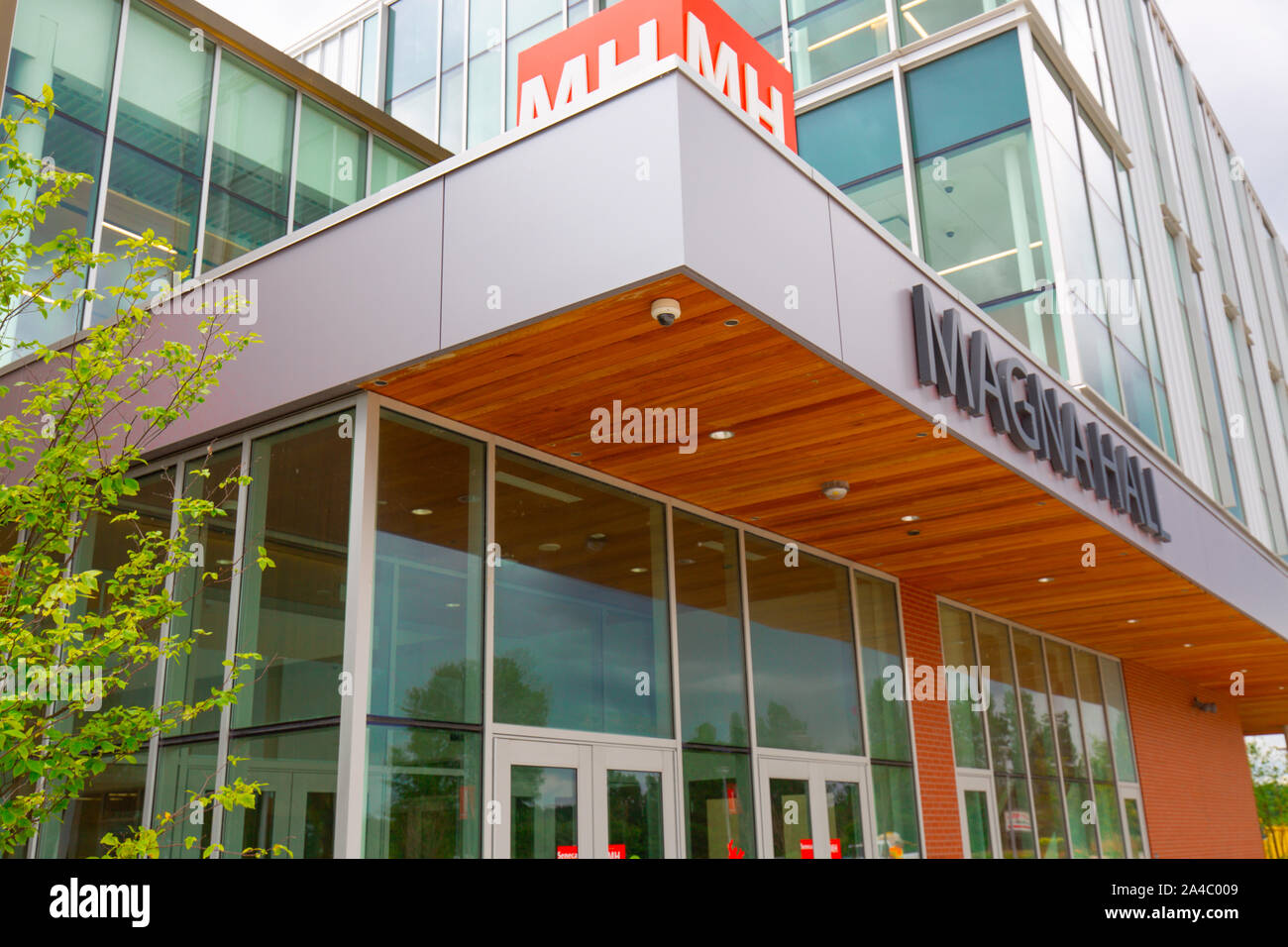 King cittã, Ontario, Canada-20 giugno, 2019: aule e laboratori di Magna Hall di Seneca college campus in King cittã Foto Stock