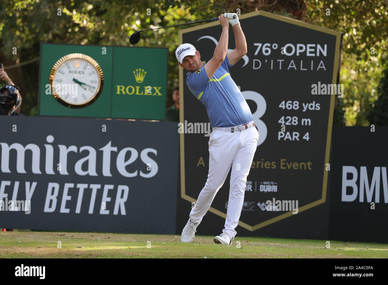 Il tour europeo di gara dubri 76° Open d'italia golf club Olgiata roma golf durante il 76° Open d'Italia, Roma, Italia, 13 ott 2019, Sport Golf Foto Stock