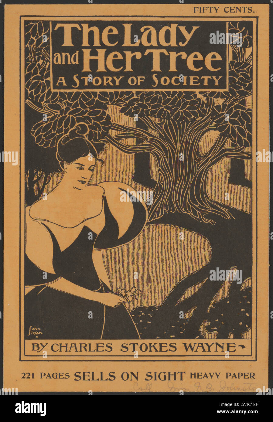 La signora e il suo albero da Charles Stokes Wayne Foto Stock