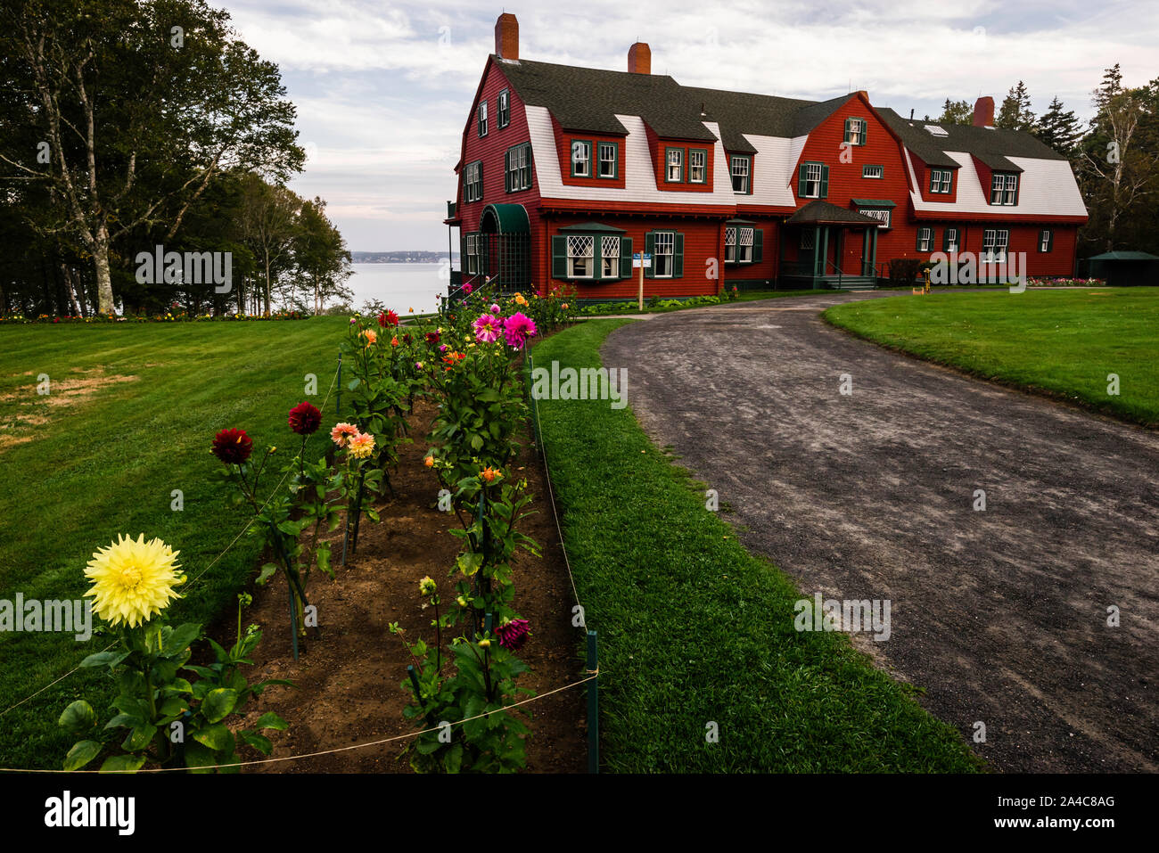 Roosevelt Cottage Roosevelt Campobello International Park   Welshpool, Campobello Island, New Brunswick, CA Foto Stock