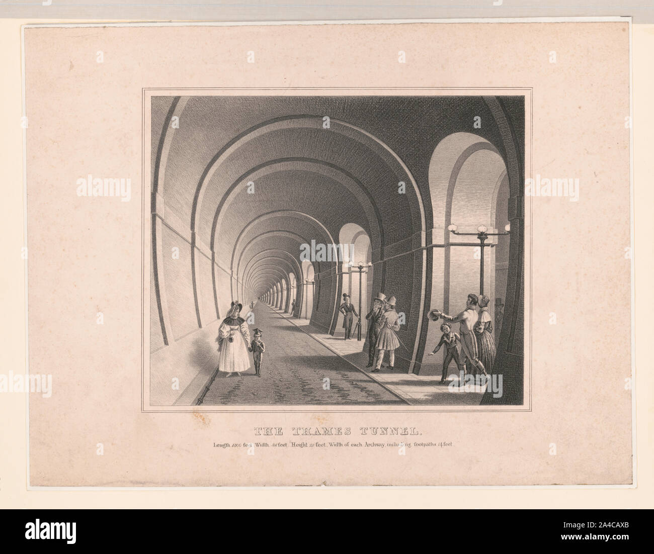 Il Thames Tunnel Foto Stock