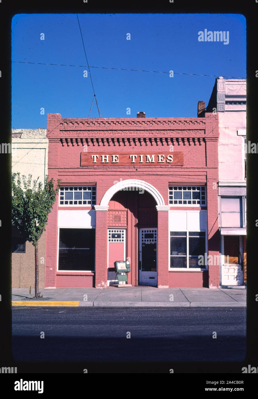 Il Times building, Main Street, Waitsburg, Washington Foto Stock