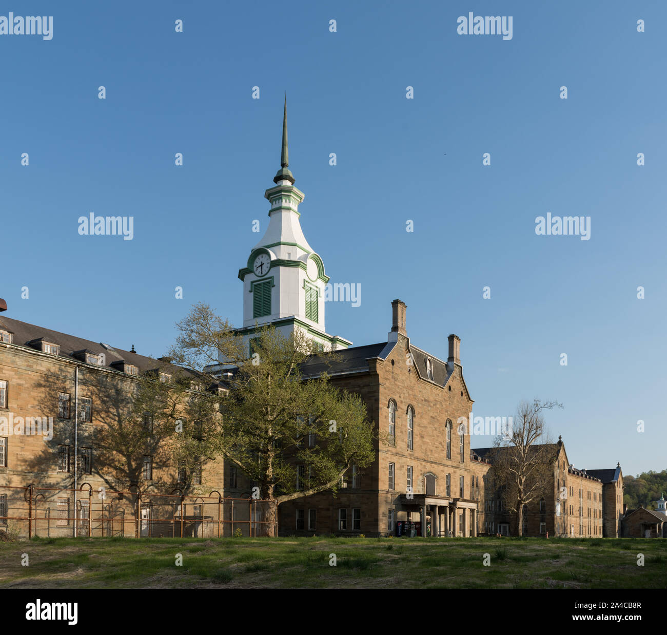Il Trans-Allegheny Manicomio in Weston, West Virginia Foto Stock