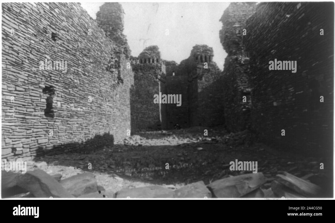 La cattedrale a Cuaray, N.M. Foto Stock