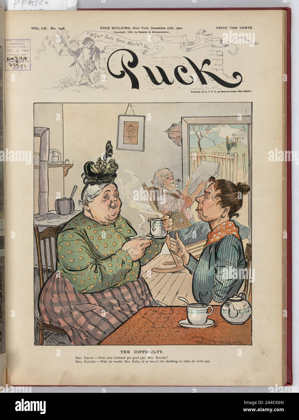 La difficoltà / Frank A. Nankivell. Foto Stock