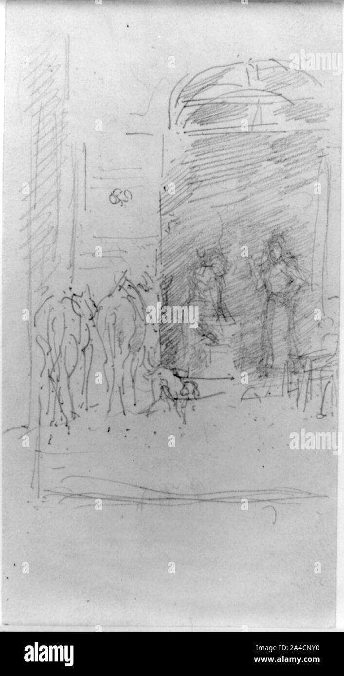 Il Flaming forge, Ajaccio Foto Stock