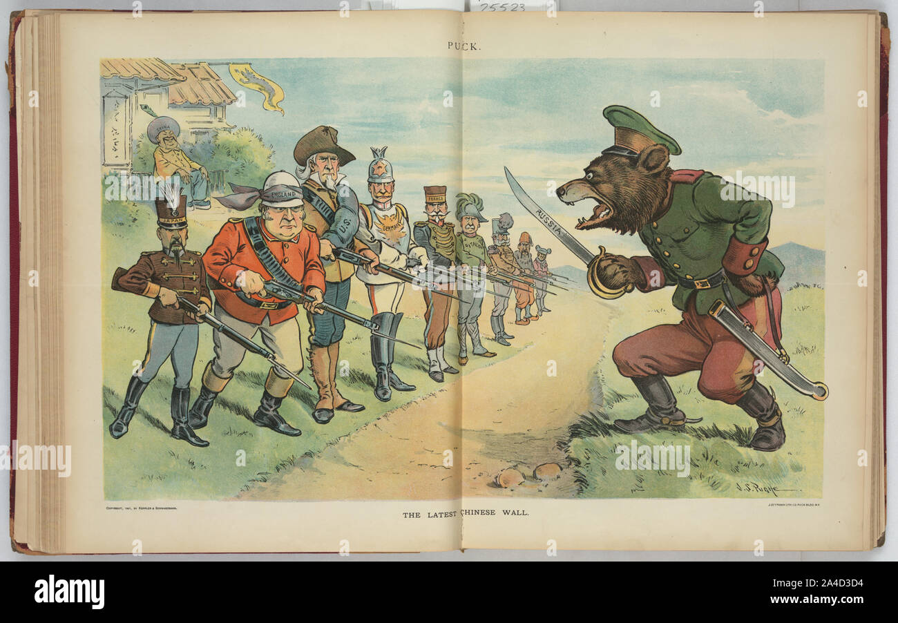 L'ultima muraglia cinese / J.S. Pughe. Foto Stock