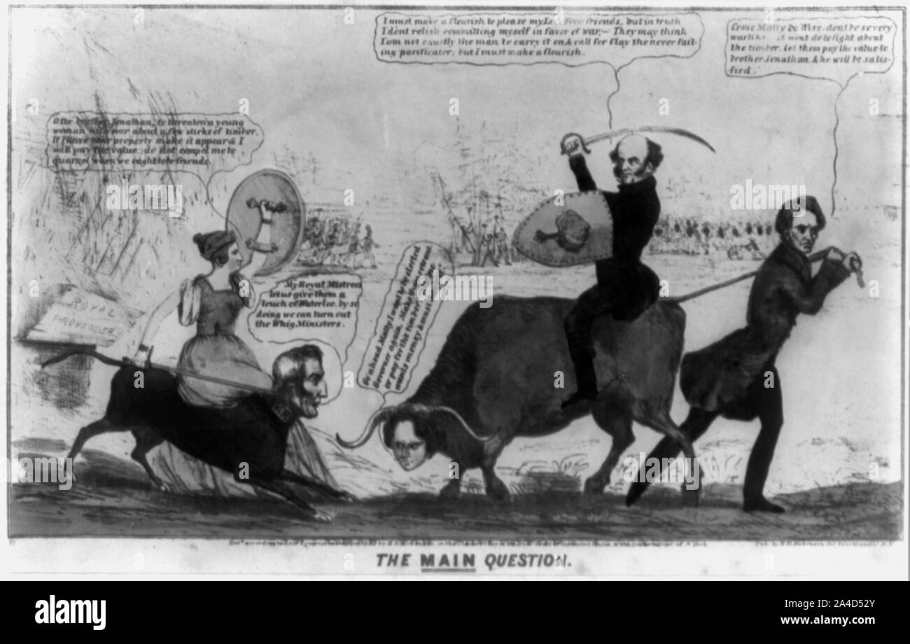 La questione principale Foto Stock