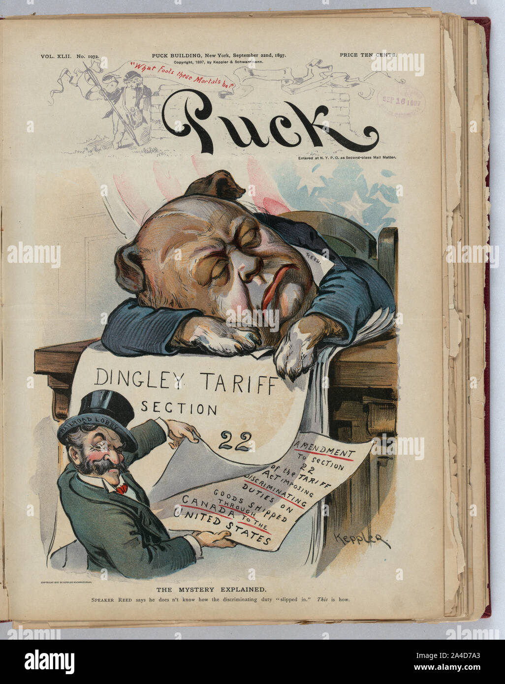 Il mistero spiegato / Keppler. Foto Stock