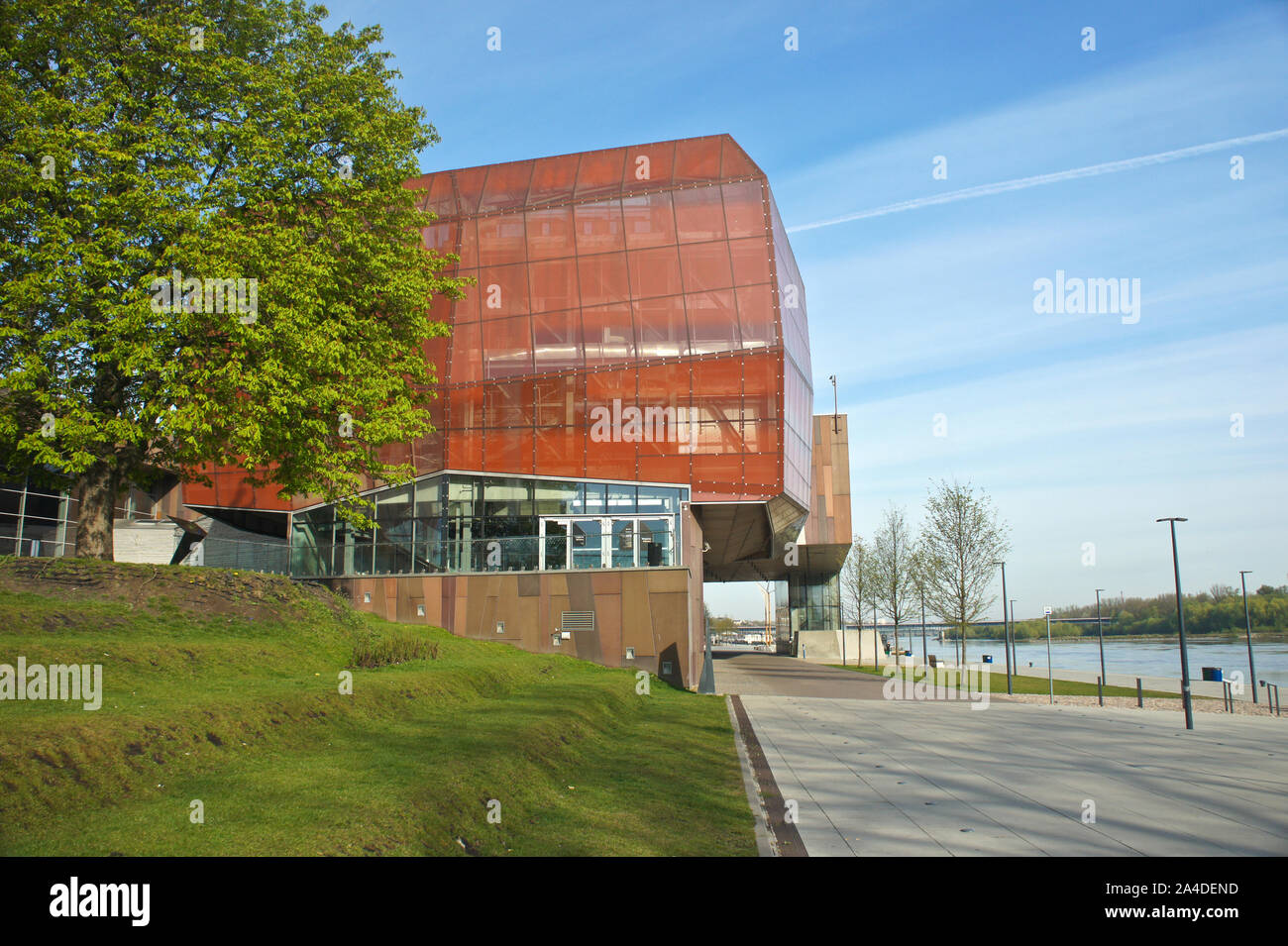 Il 20 aprile 2019, Varsavia, Polonia. Cielo di Copernico planetario al Copernicus Science Centre. Foto Stock