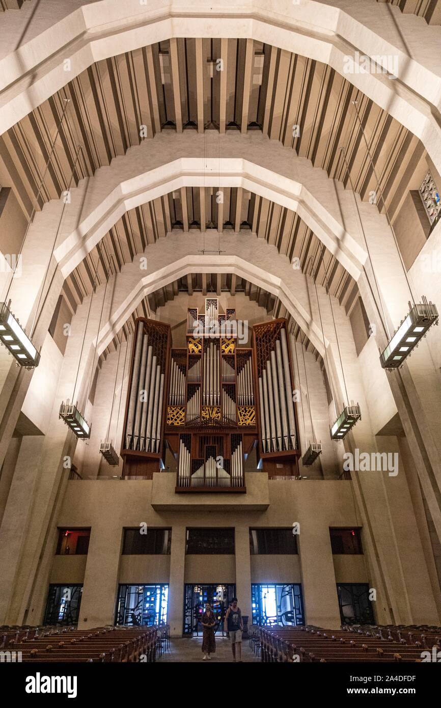 Organo IN SAN GIUSEPPE ORATORIO SUL MONT-ROYAL, chiesa cattolica, CHEMIN QUEEN MARY STREET, Montreal, Quebec, Canada Foto Stock