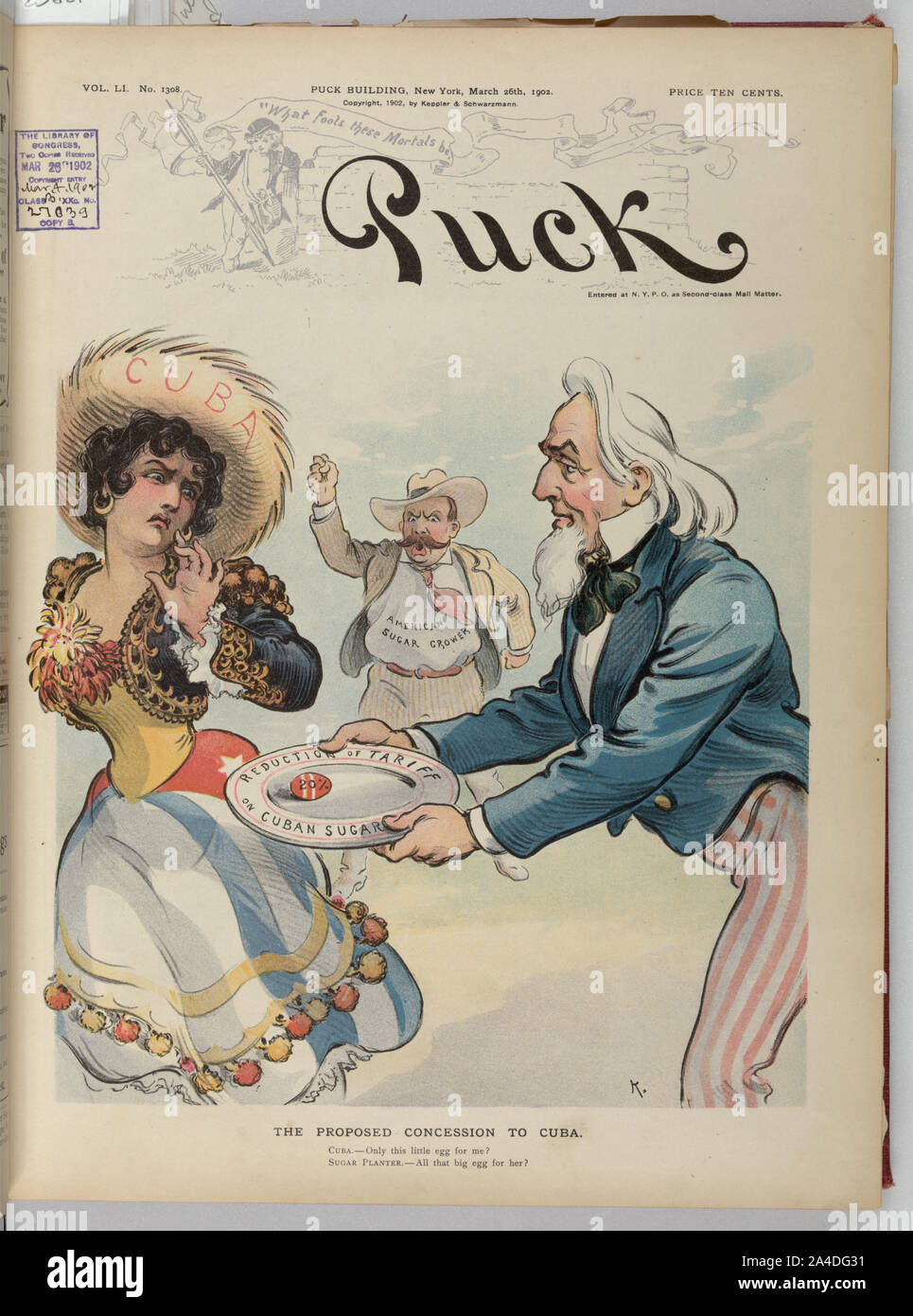 Le proposte di concessione a Cuba / K. Foto Stock