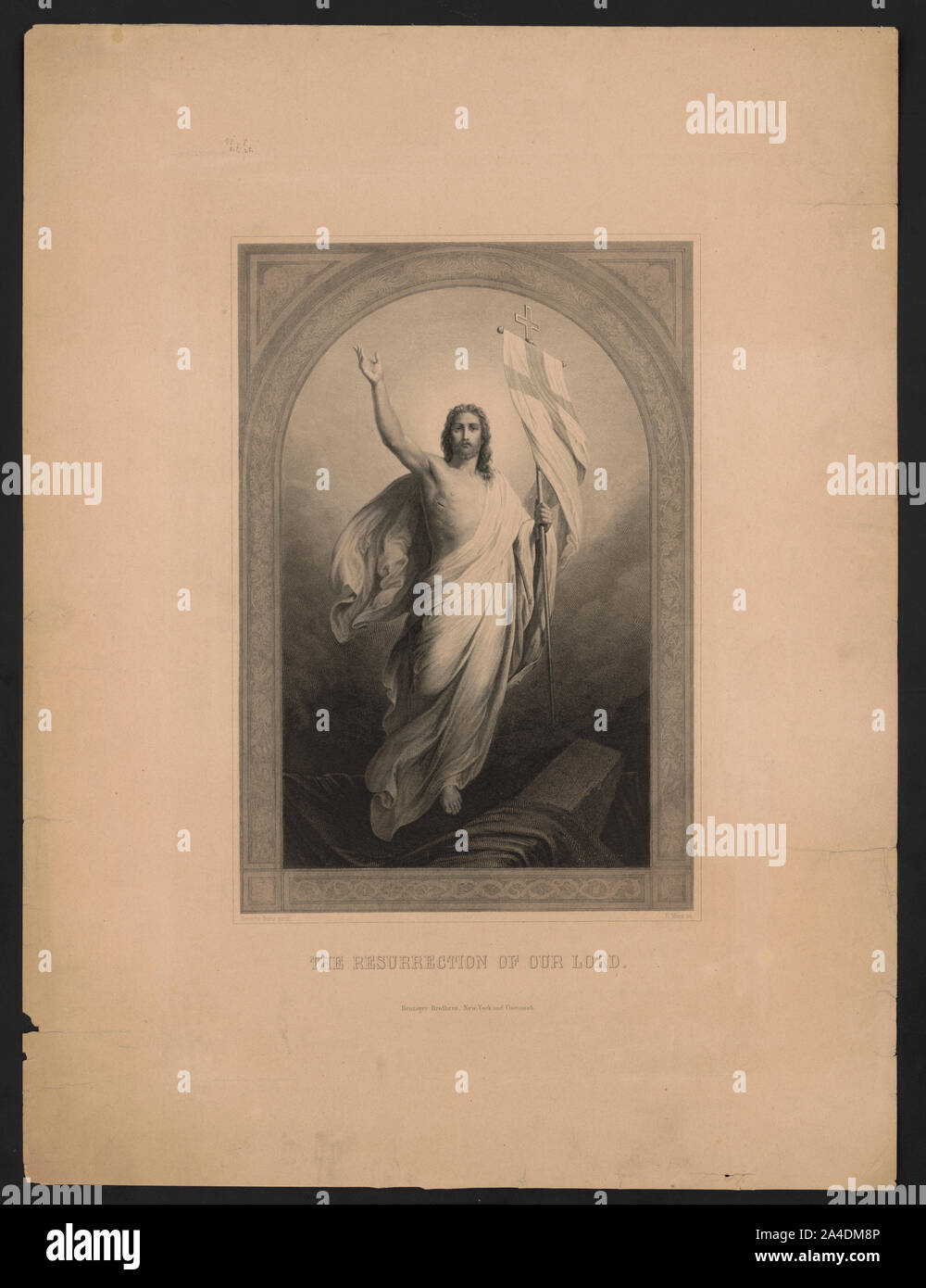 La risurrezione di nostro Signore / Severin Benz pinx. Foto Stock