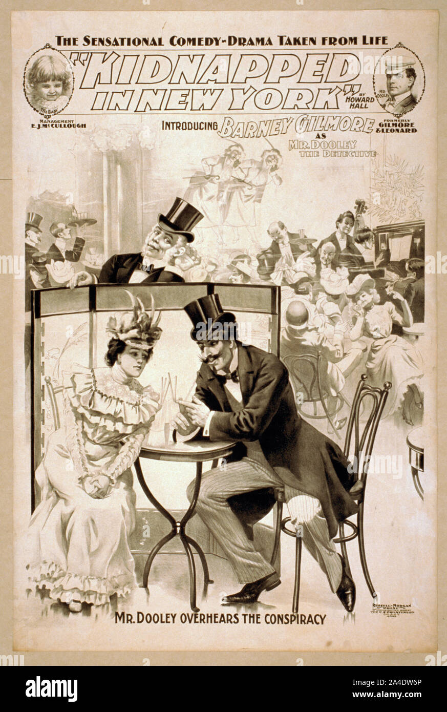 Il sensazionale commedia-dramma prese dalla vita, rapito in New York da Howard Hall. Foto Stock