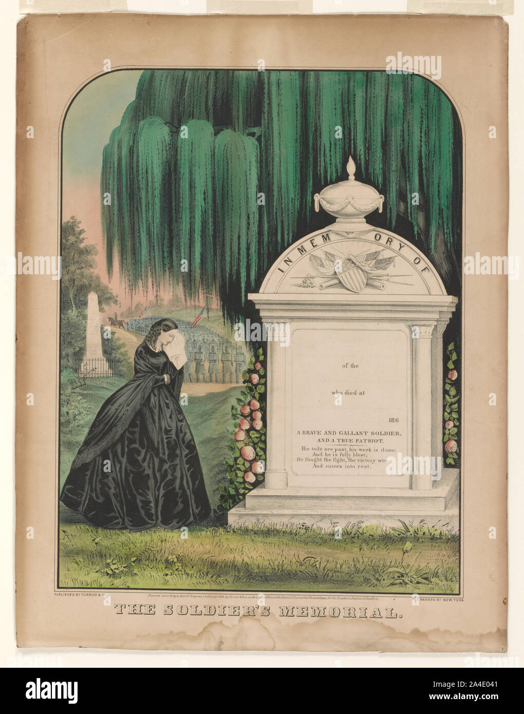 Il soldato's Memorial Foto Stock