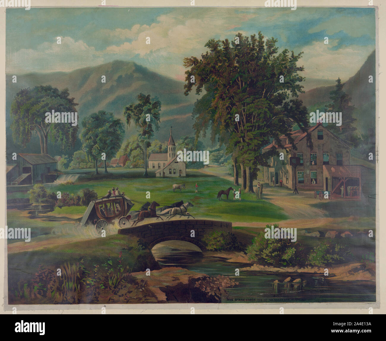 Le diligenze Foto Stock