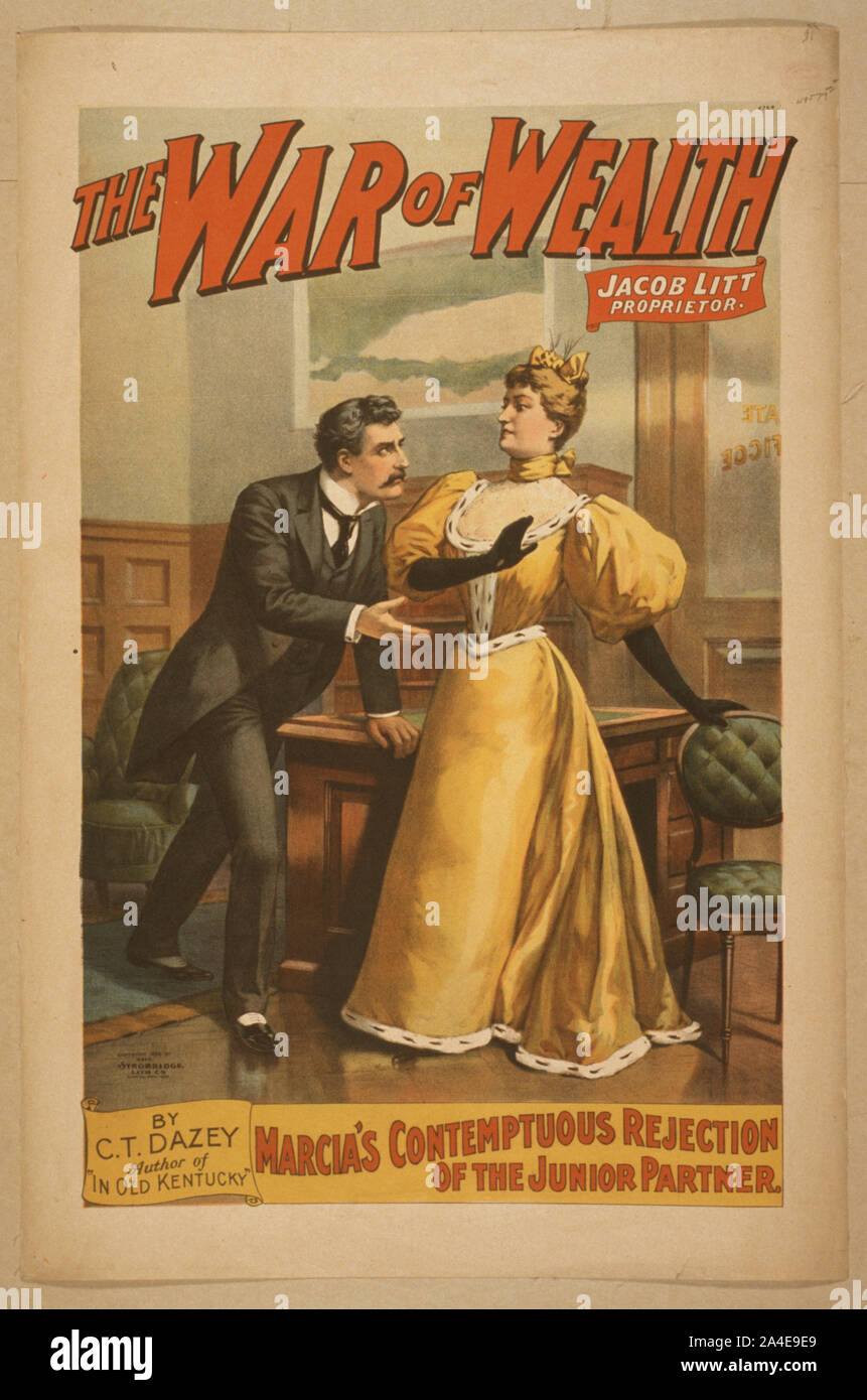 La guerra della ricchezza Foto Stock