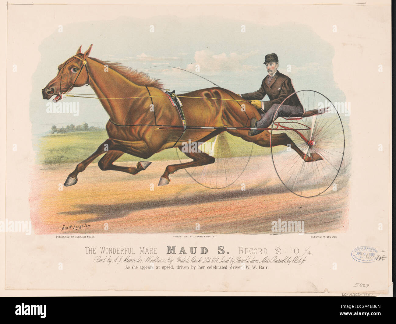 Il meraviglioso mare Maud S. record 2:10 1/4 Foto Stock