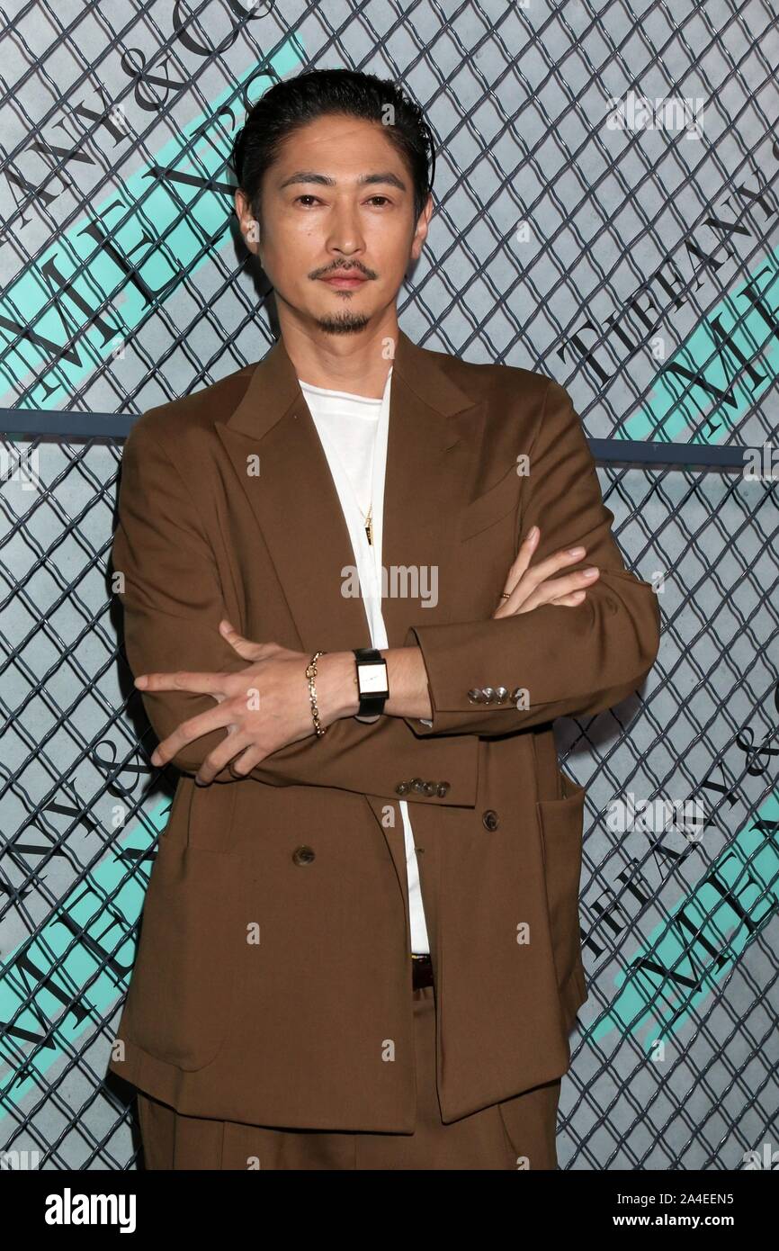 Hollywood, CA. Undicesimo oct, 2019. Yosuke Kubozuka presso gli arrivi di Tiffany & Co. Il lancio di nuovi Tiffany collezione maschile, Hollywood Athletic Club, Hollywood, CA 11 ottobre 2019. Credito: Priscilla concedere/Everett raccolta/Alamy Live News Foto Stock