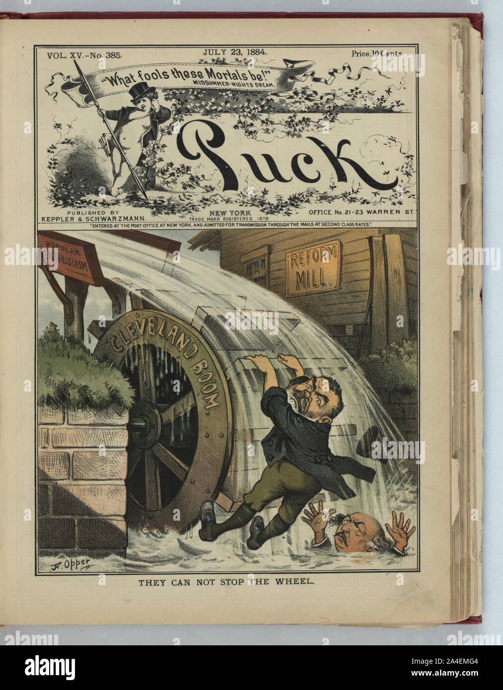 Essi non possono arrestare la ruota / F. Opper. Foto Stock
