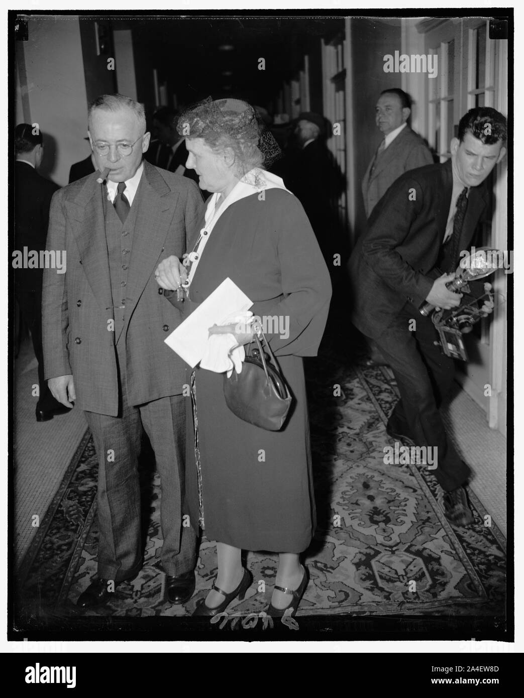 Thomas Kennedy & Sig.ra Emma Suffy Miller, 23 maggio 1938 Foto Stock