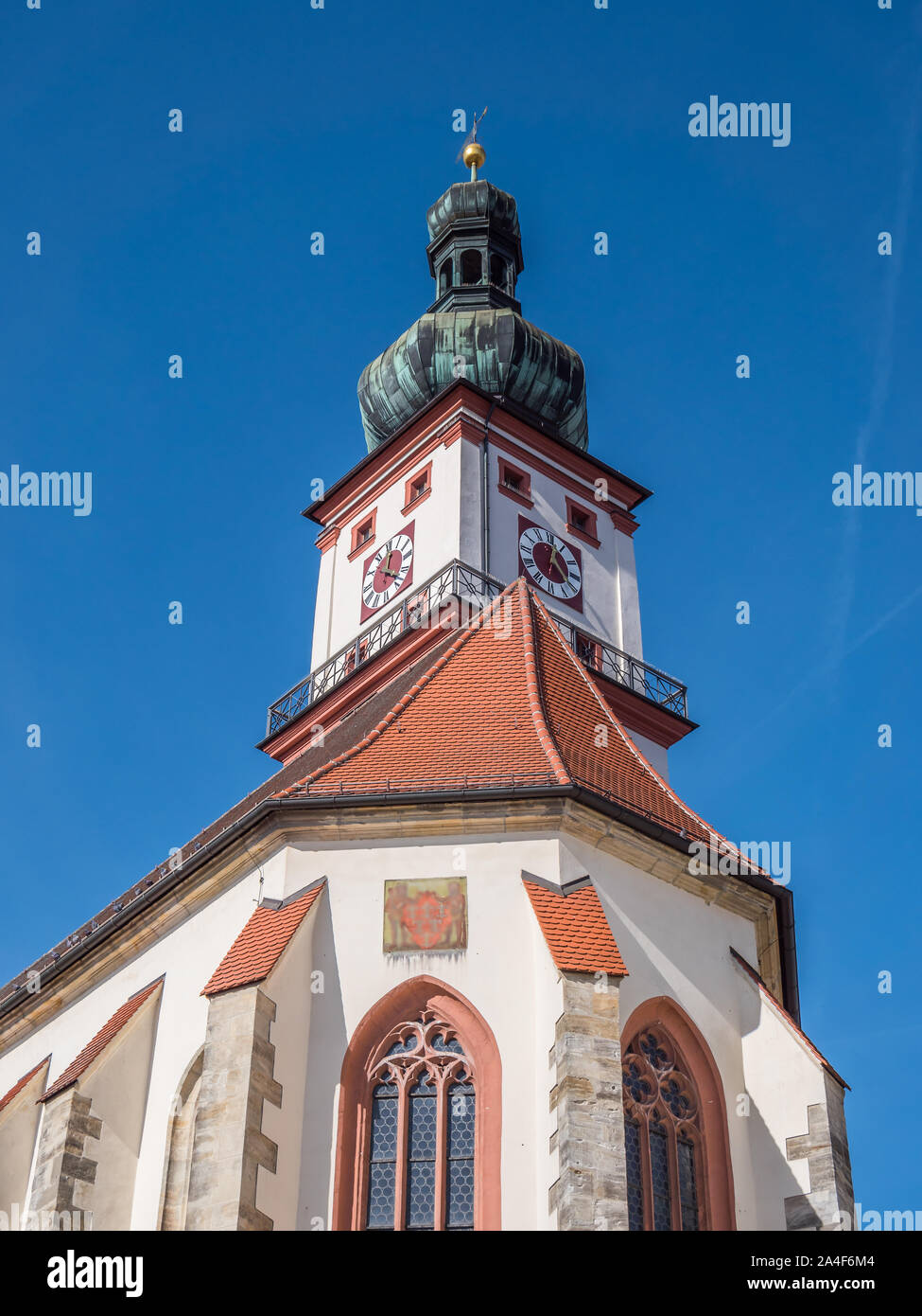 Chiesa parrocchiale di sulzbach-rosenberg in Germania Foto Stock