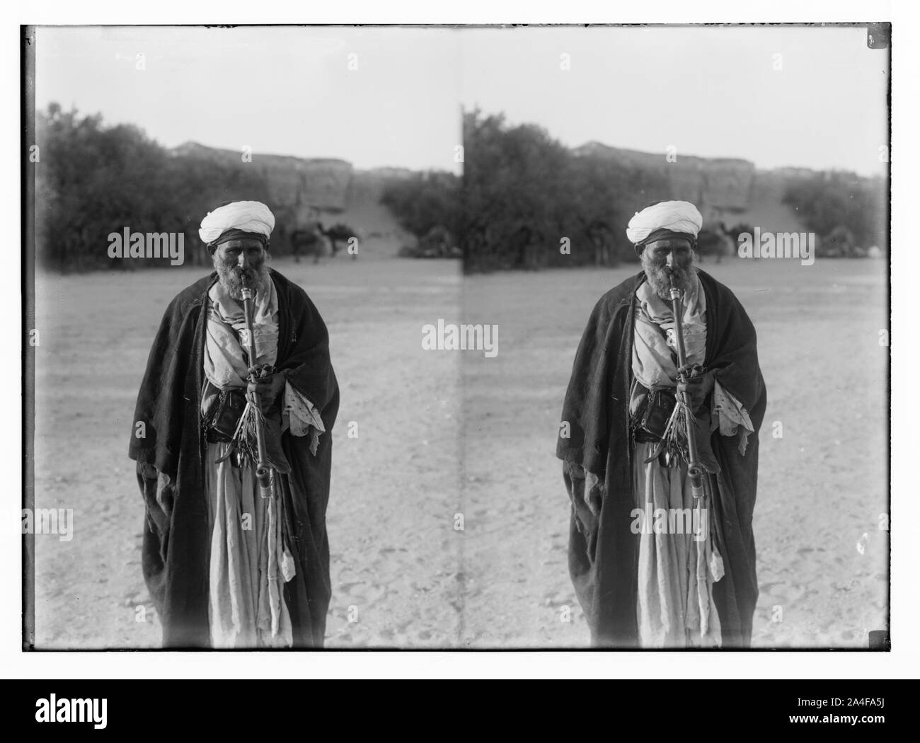 Al Sinai attraverso il Mar Rosso, Tor, e Wady Hebran. Beduino di Sinai. Foto Stock