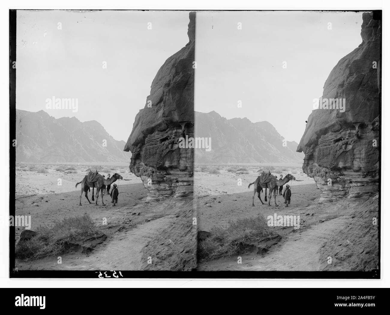 Al Sinai attraverso il deserto. Wady Mokattab. Foto Stock