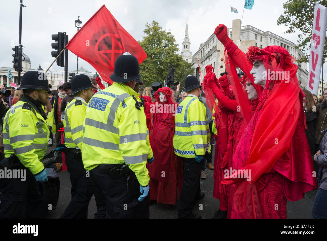 Estinzione della ribellione proteste, Londra, Regno Unito, 2019 Foto Stock