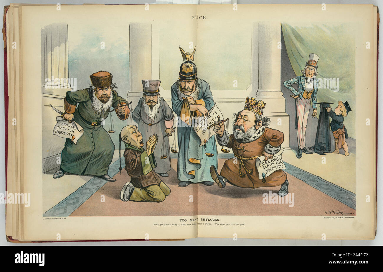 Troppi Shylocks / J.S. Pughe. Foto Stock