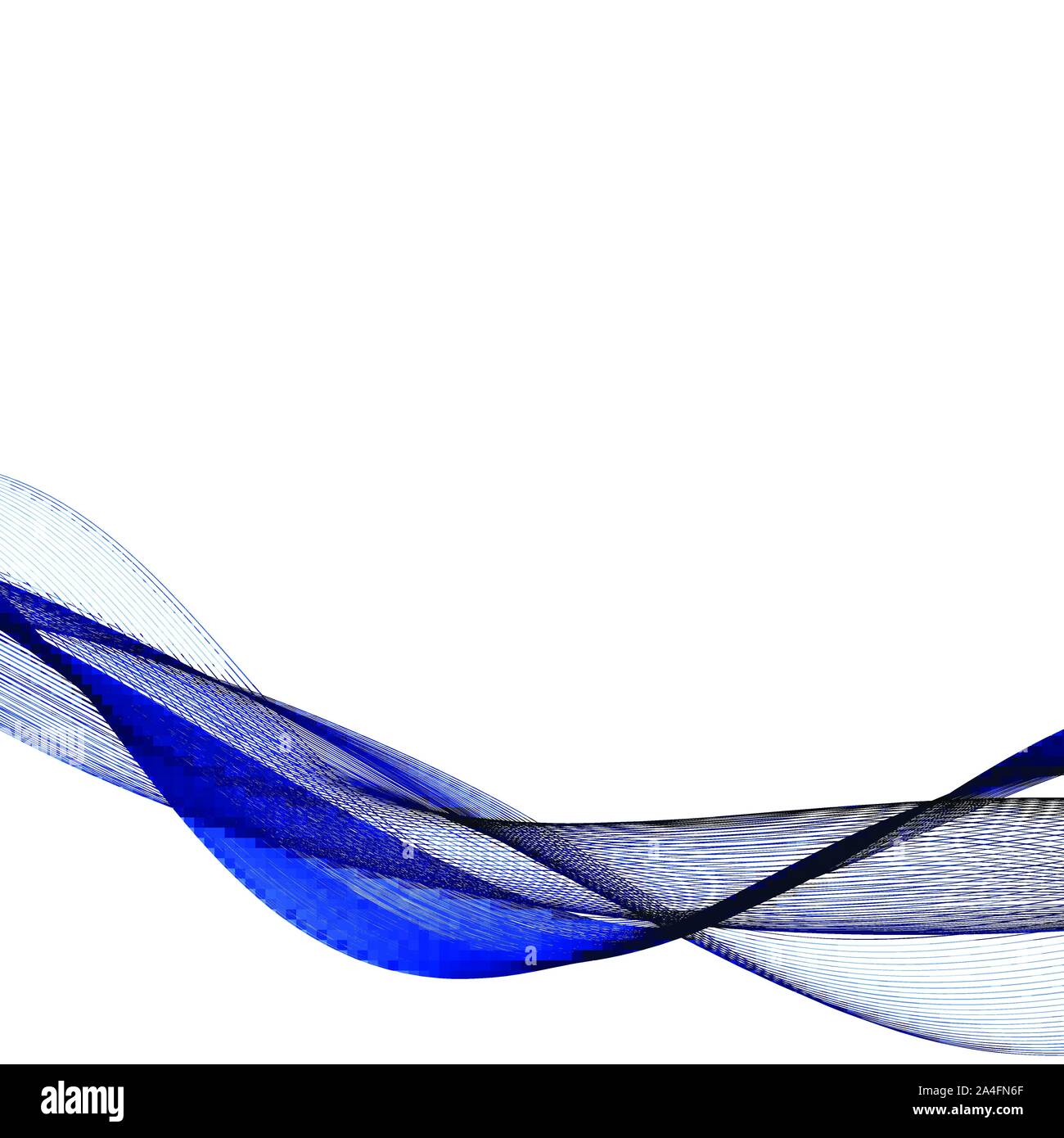 Abstract sfondo vettoriale, flusso colore linee ondulata per brochure, sito web, flyer design. Trasparente onda liscia Illustrazione Vettoriale