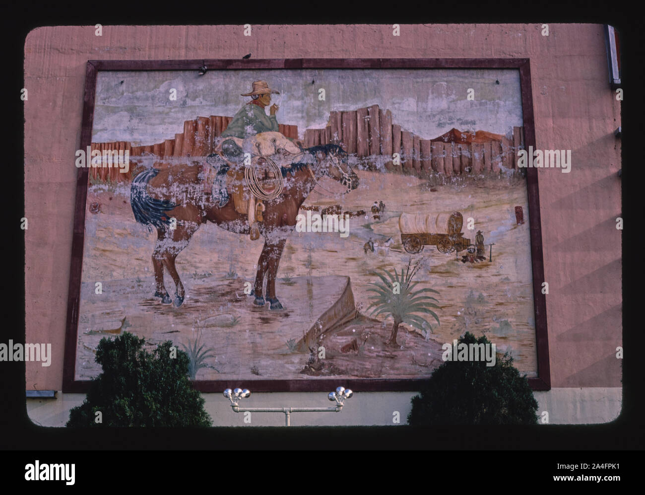 Trail Drive-in Theatre, SW Militari, San Antonio, Texas Foto Stock