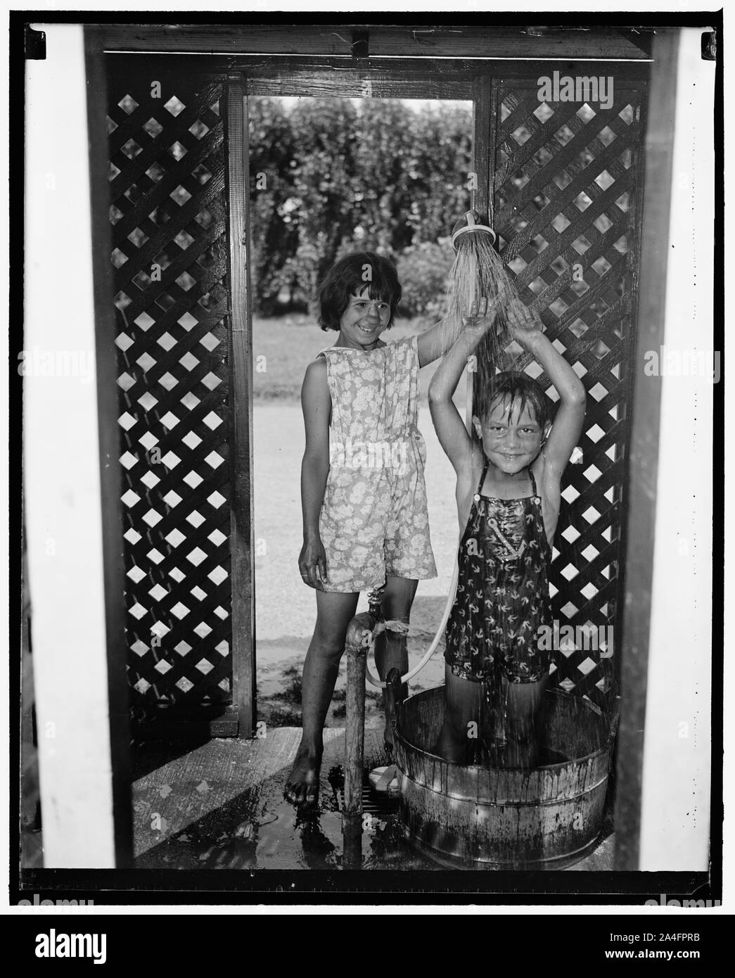 Rimorchio camp, 6/4/37 Foto Stock