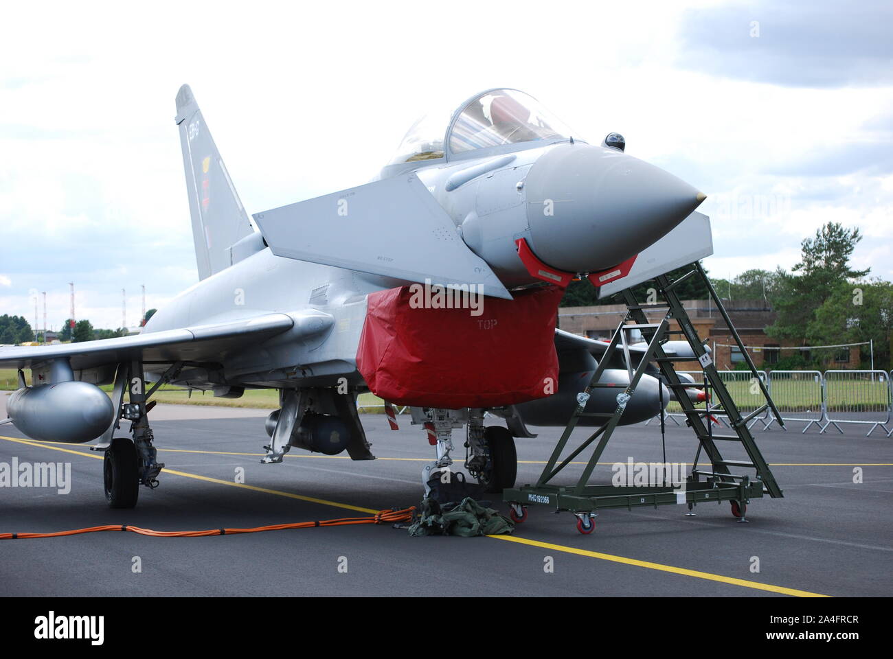 Typhoon sulla pentola Foto Stock