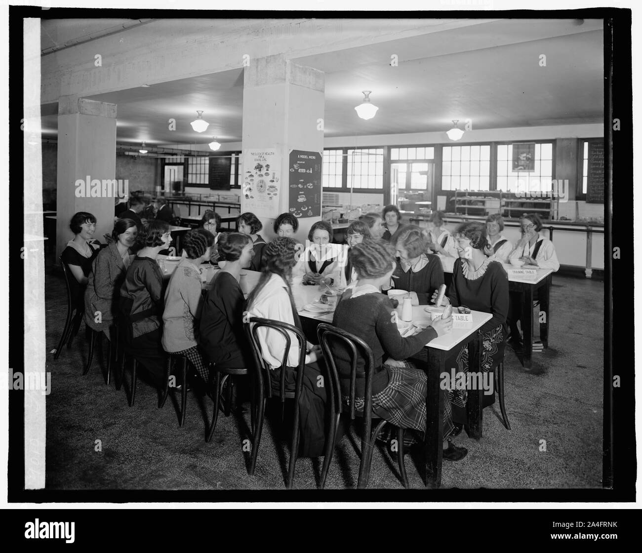 Tabella di formazione, Eastern High School, [Washington, D.C.] Foto Stock