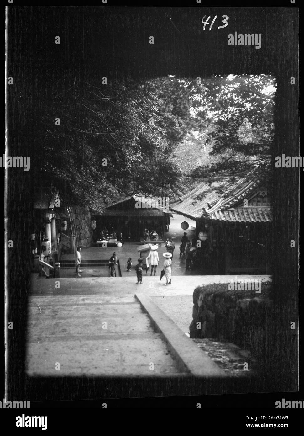 Viste di viaggio del Giappone e della Repubblica di Corea Foto Stock