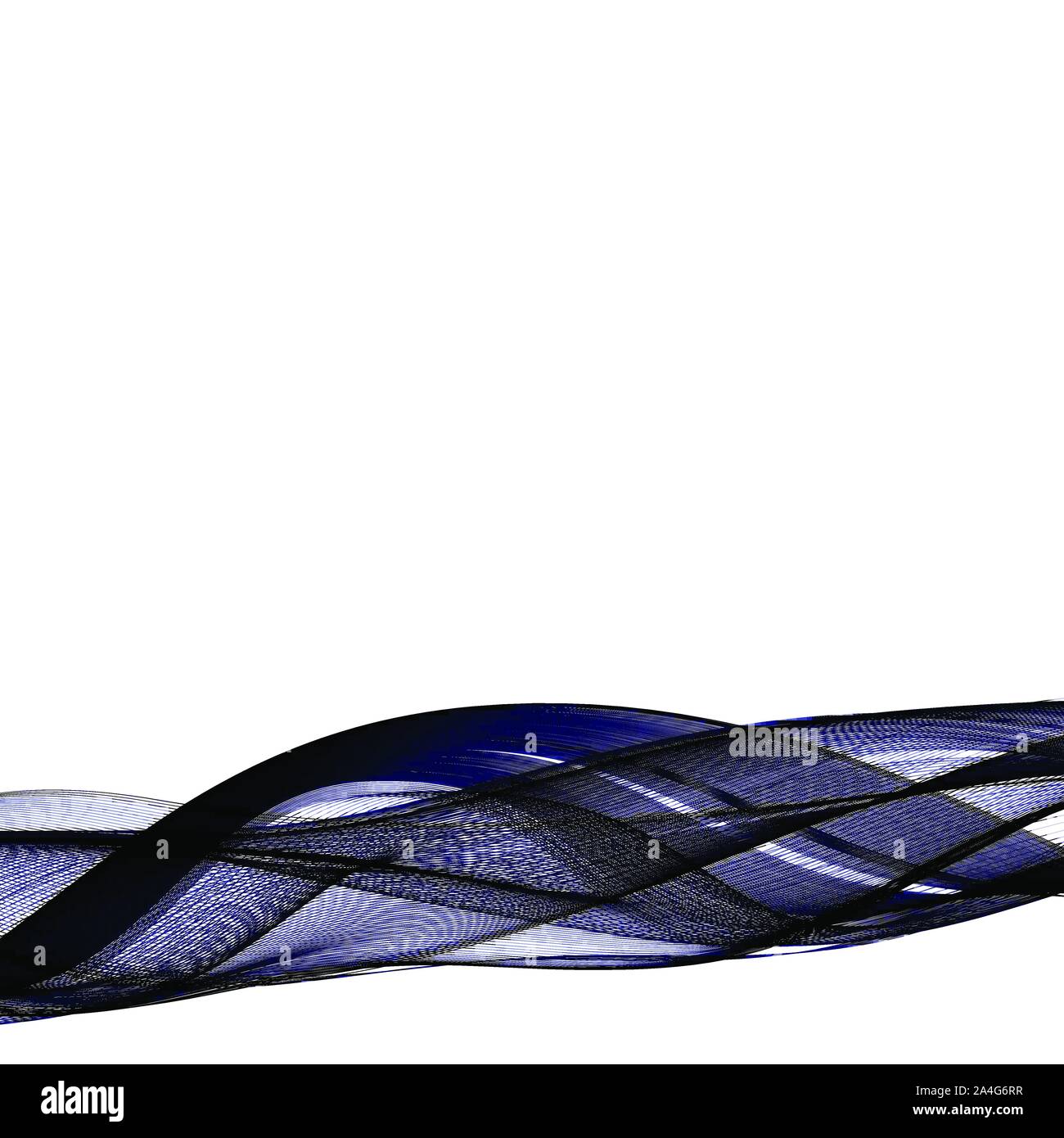 Abstract liscia colore vettore d'onda. La curva di flusso moto blu illustrazione. Progettazione di fumo. Linee vettoriali eps. 10 Illustrazione Vettoriale